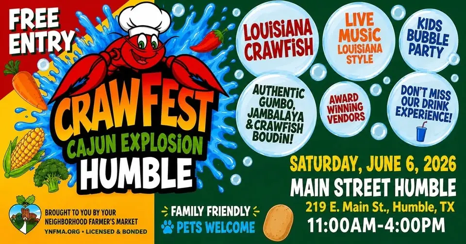 π¦CITY OF HUMBLE- CRAWFEST CAJUN EXPLOSION