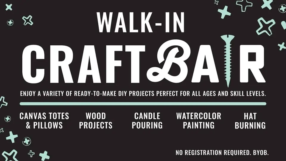 Walk-In Craft Bar | READY-TO-MAKE DIY Projects at AR Workshop