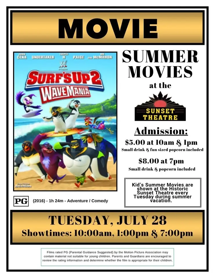 SUMMER MOVIE: Surf's Up 2: Wave Mania
