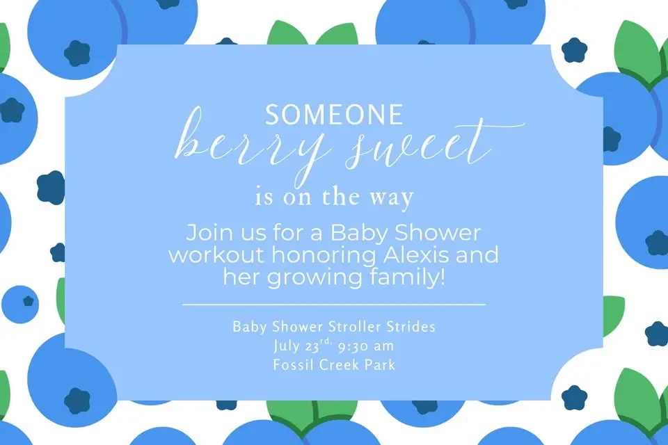 Baby Shower Workout for Alexis