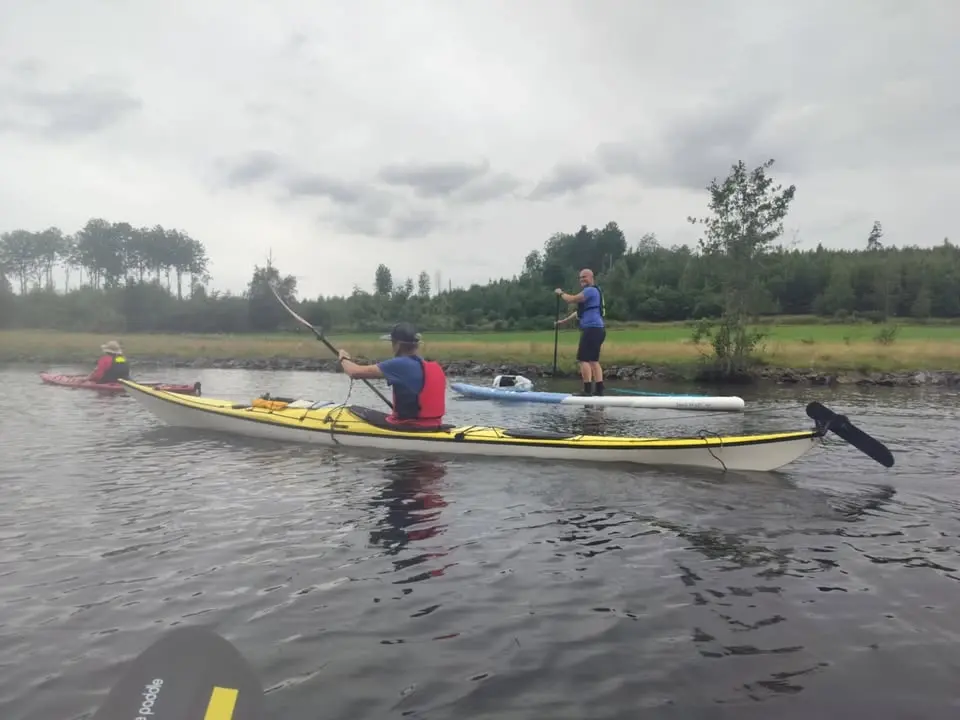 Kvällstur på Kinda kanal