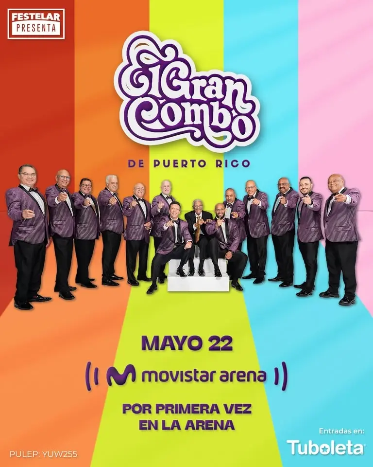Festelar presenta: El Gran Combo de Puerto Rico en Movistar Arena Bogota