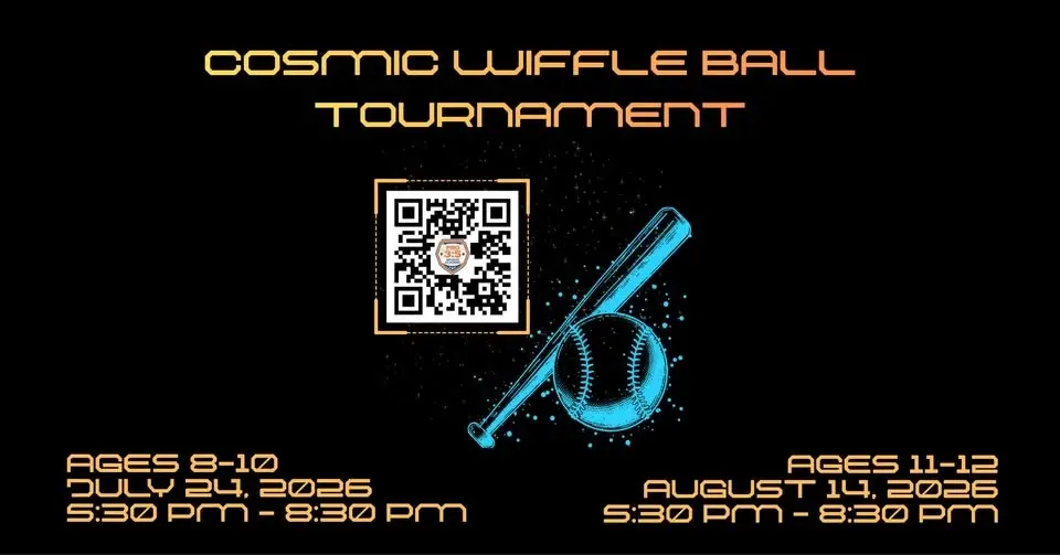 Cosmic Wiffle Ball Youth Tournament (Ages 8-10)