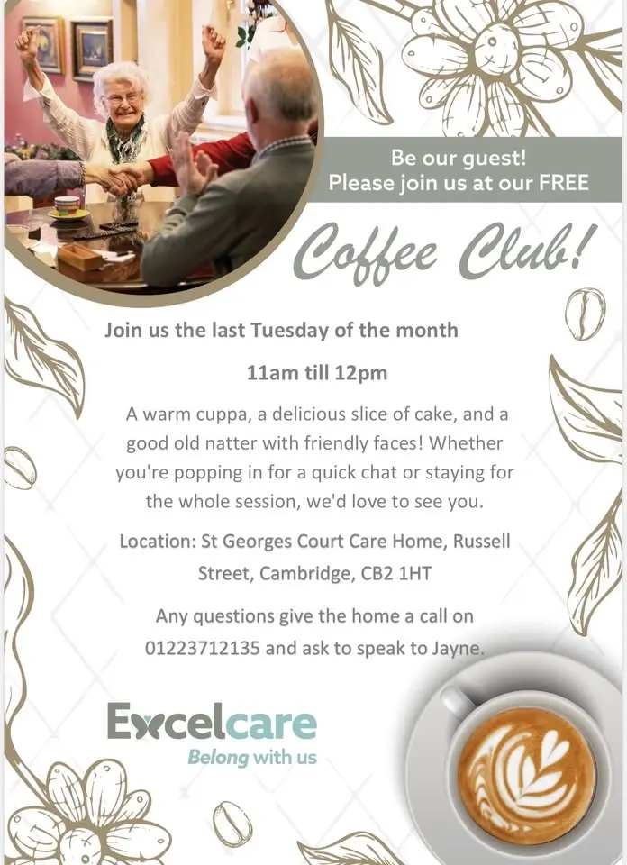 St Georges Coffee Club – Everyone Welcome! 