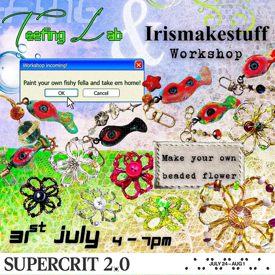 Teefing Workshop + Beaded Flower Workshop