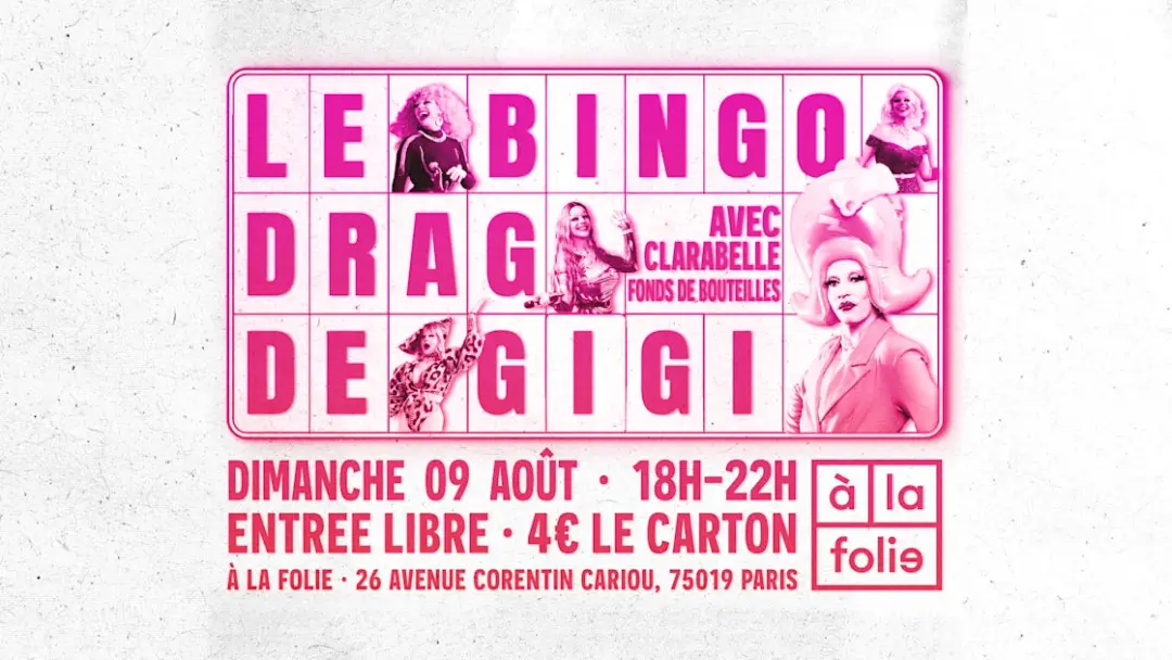 Bingo Drag De Gigi Von Dredee À La Folie! Avec Clarabelle!