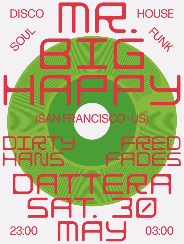 Mr.Big Happy (US) / Fredfades / Dirty Hans @ Dattera