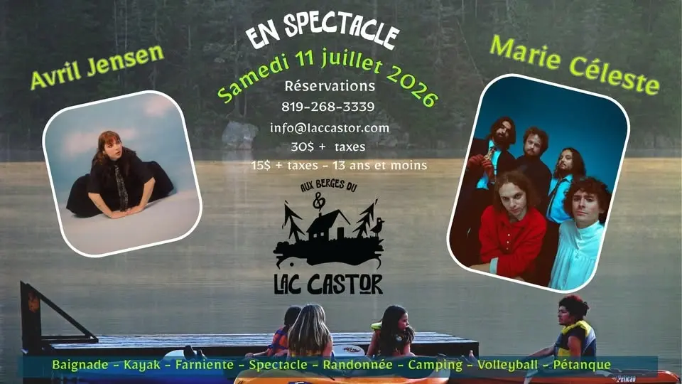 Spectacle du 11 juillet 2026 : Marie Céleste et Avril Jensen !