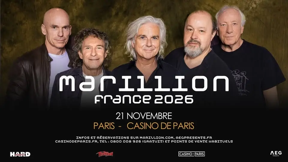 Marillion • Casino de Paris • SOLD OUT