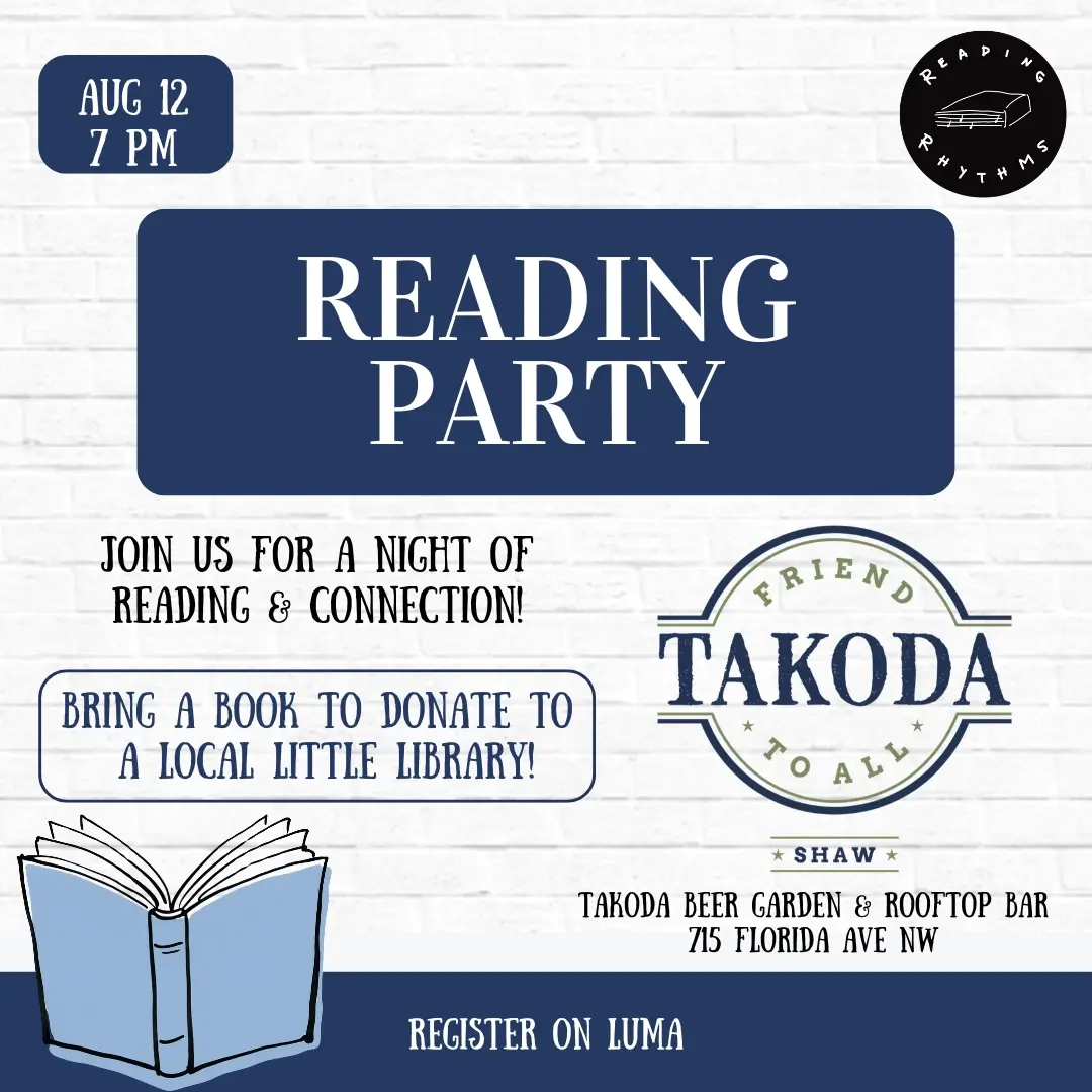 Reading Rhythms Washington DC: August 12th