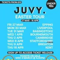 JUVY Under 18s  Easter Tour - Friday 27th March - EPPING