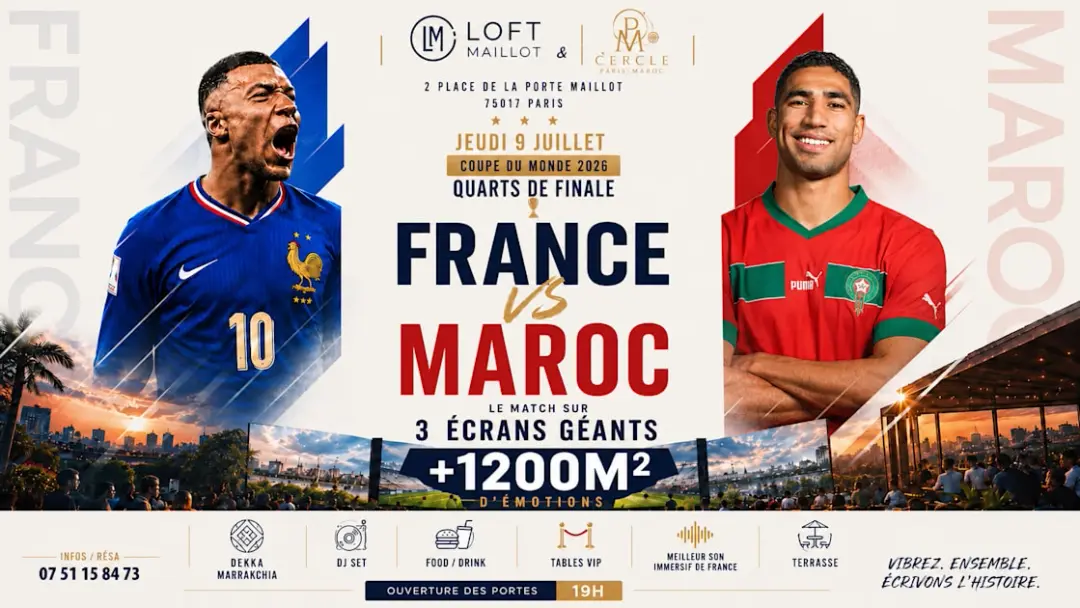 France Vs Maroc – Quart De Finale De La Coupe Du Monde