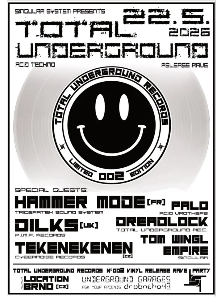 TOTAL UNDERGROUND Vol. 8 - ACID INVASION & RELEASE VINYL 002