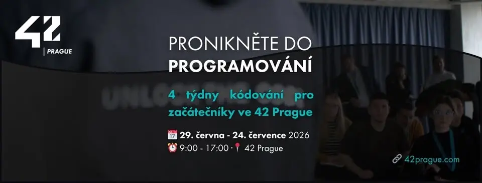 4 týdny kódování pro zacátečníky ve 42 Prague – July Piscine