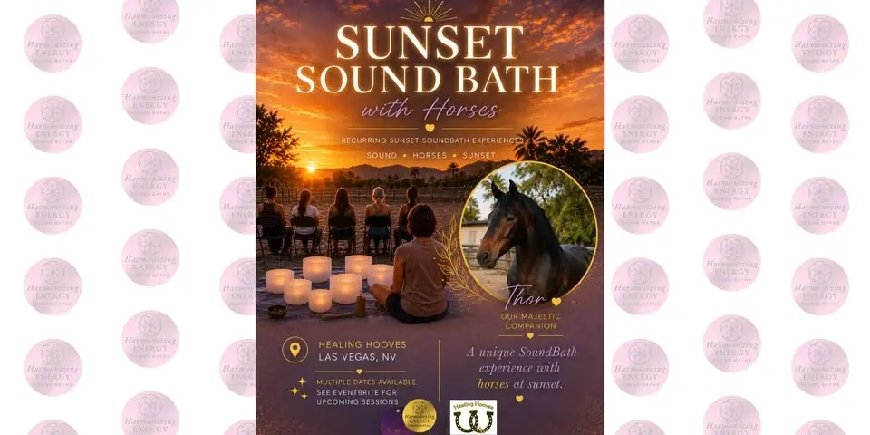 Sunset Sound Bath with Horses