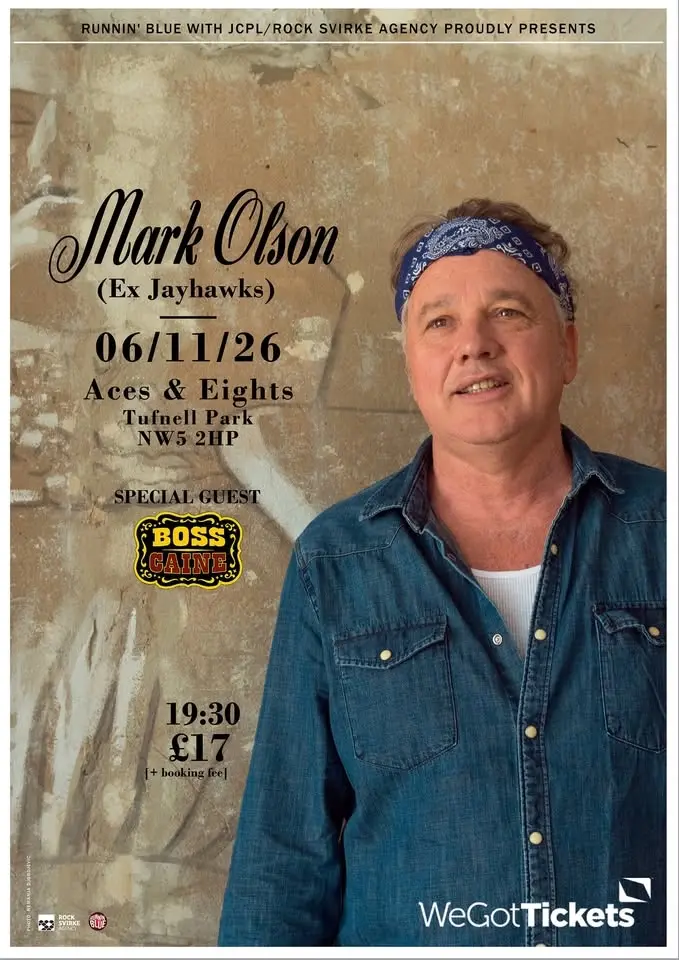 Mark Olson (Ex Jayhawks) with support from Boss Caine