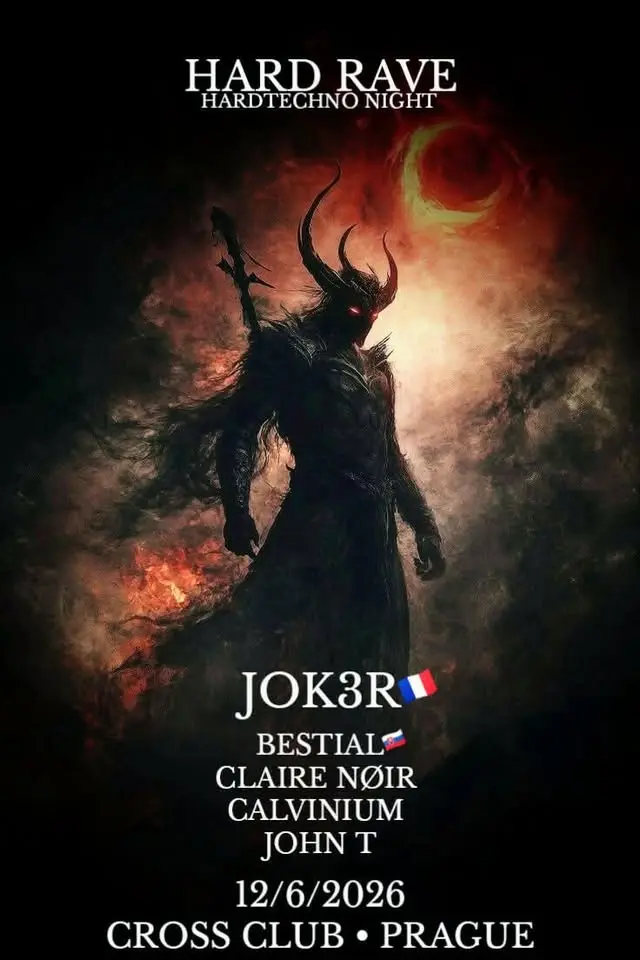 HARD RAVE / Hard Techno Session / w. Jok3r, Bestial, Claire Nøir, John T, Calvinum