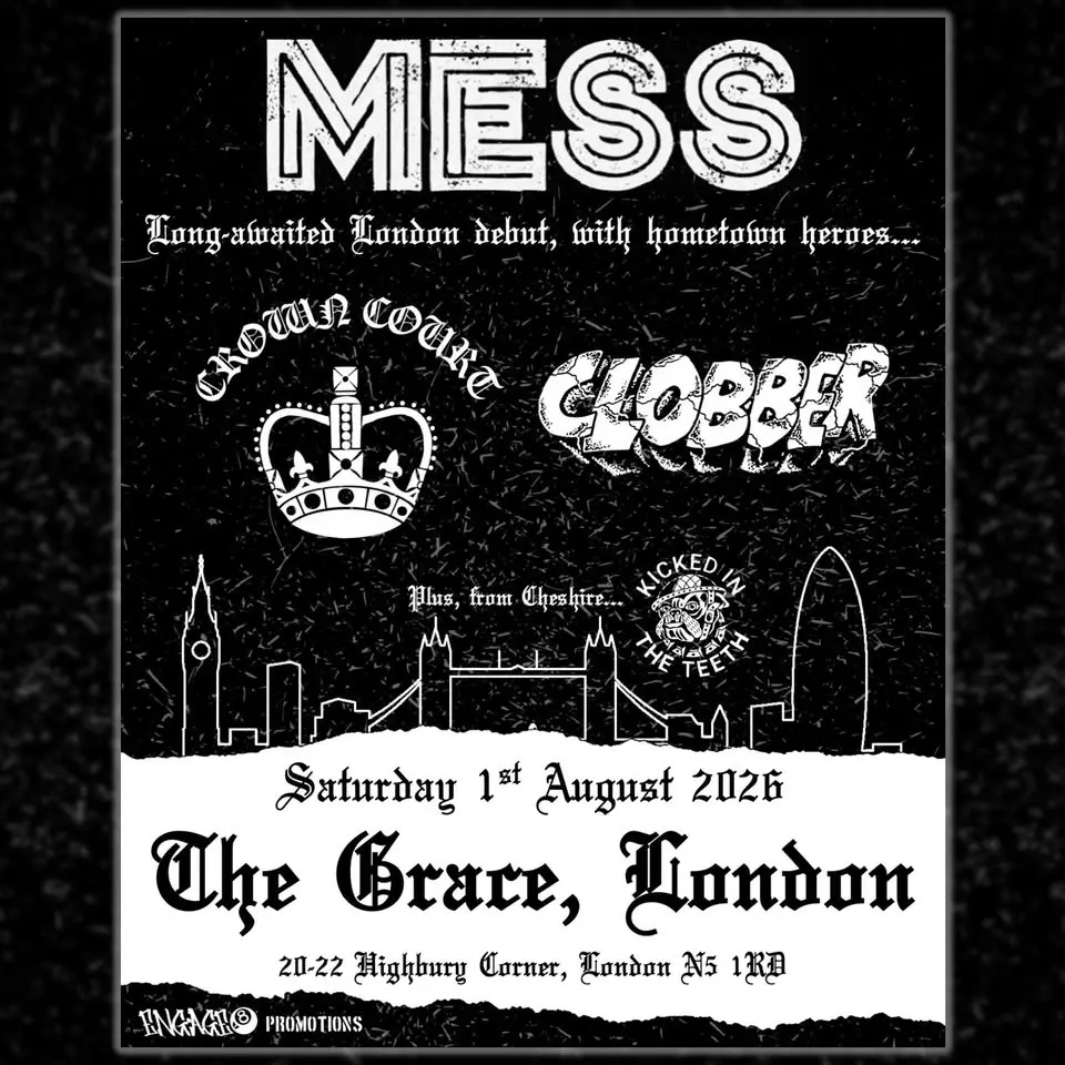 'Mess' in London with ‘Crown Court’ and ‘Clobber’!