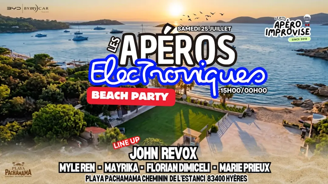 Les Aperos Électroniques Beach Party