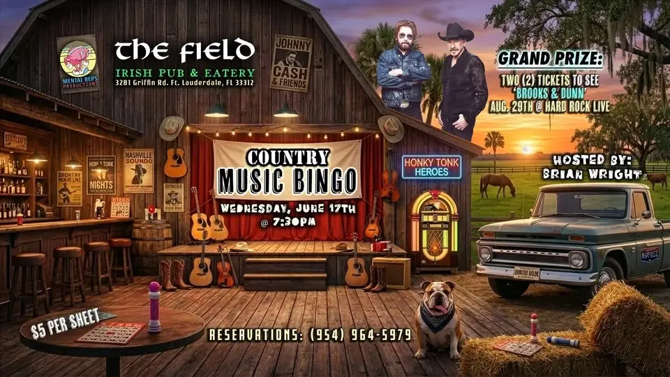 COUNTRY MUSIC BINGO