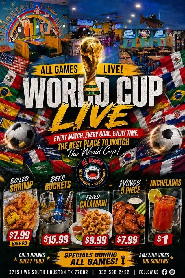 ⚽🔥 THE WORLD CUP IS LIVE AT EL ROLIS! 🔥⚽