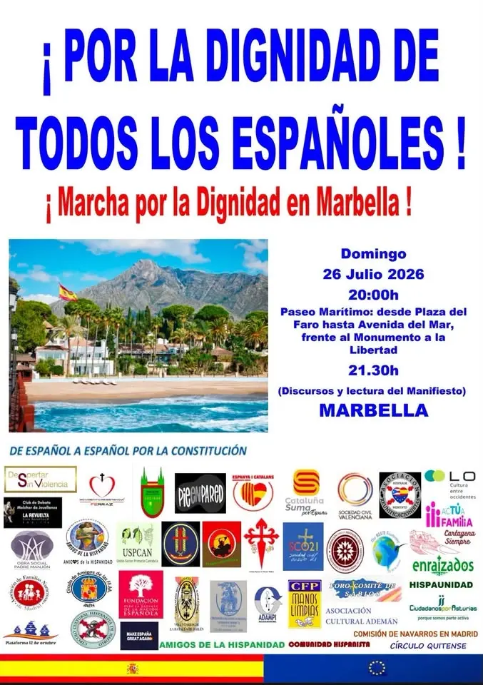 POR LA DIGNIDAD DE TODOS LOS ESPAÑOLES