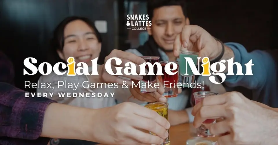 College Social Game Night - Play Board Games & Make Friends!