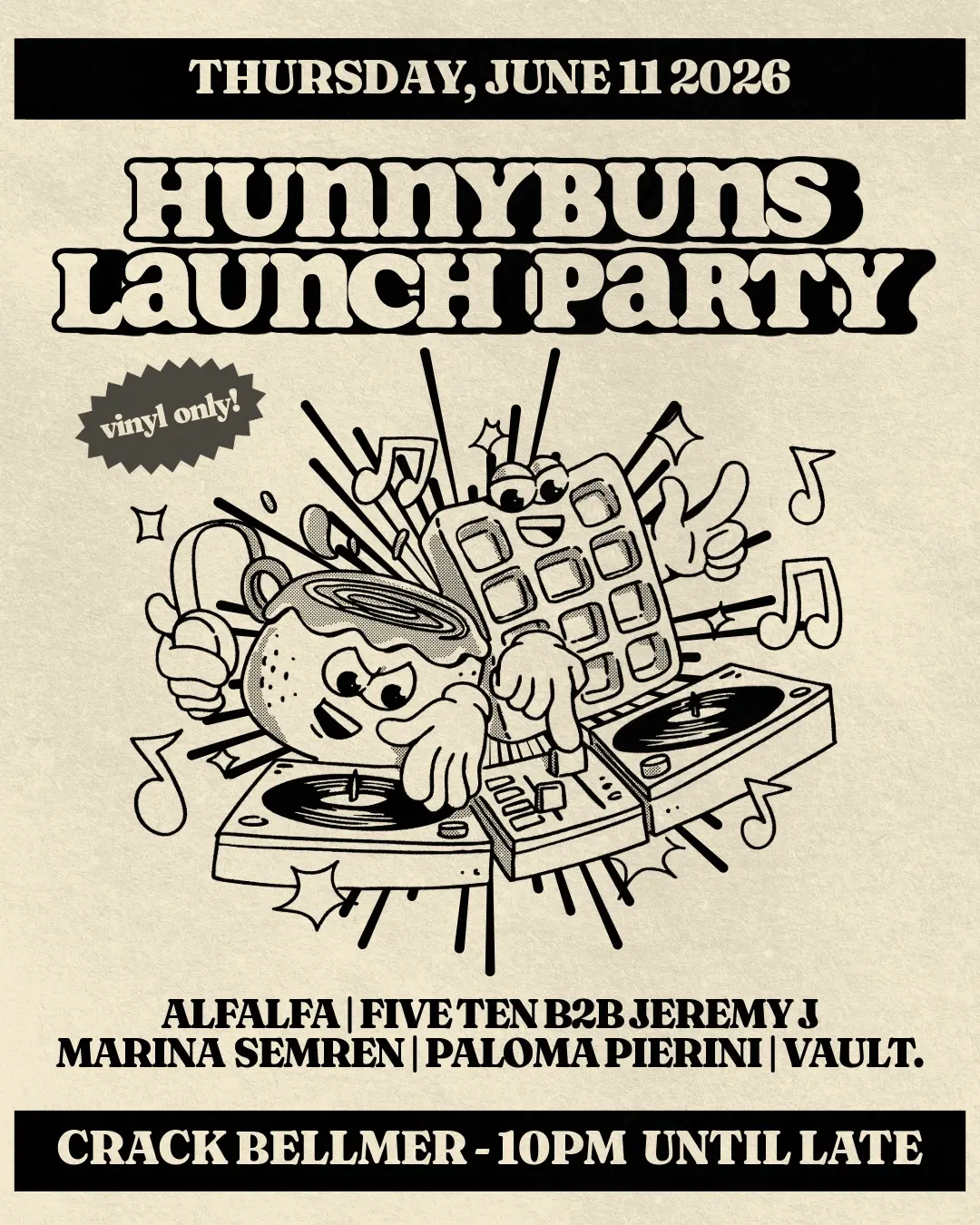 Hunnybuns Launch Party
