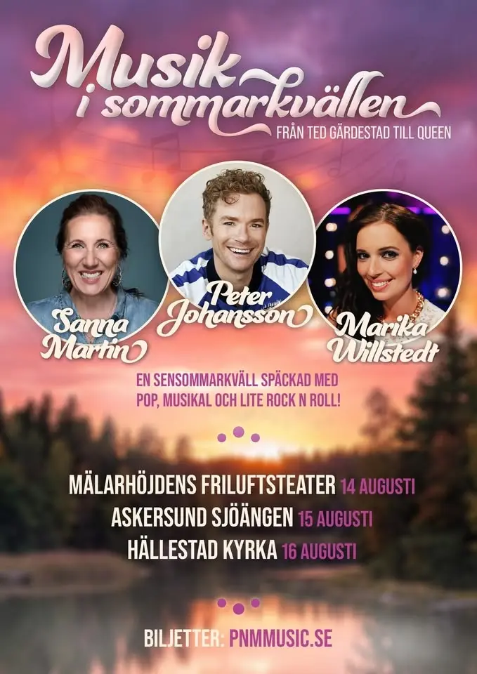 Musik i sommarkvällen- Hällestads Kyrka