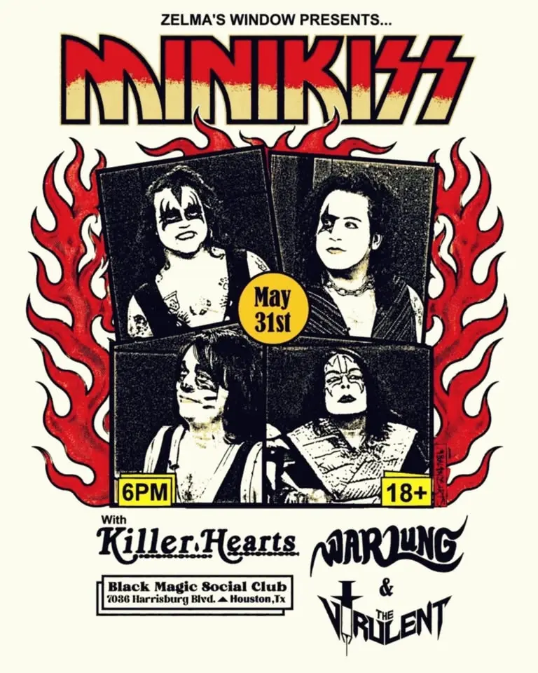 MINI KISS w/ Killer Hearts, Warlung, The Virulent