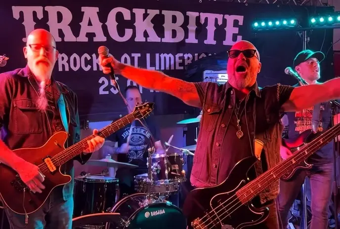 Trackbite rocks at Limerick