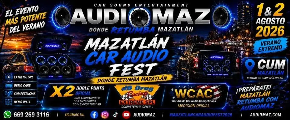 Mazatlán Car audio fest by Audiomaz