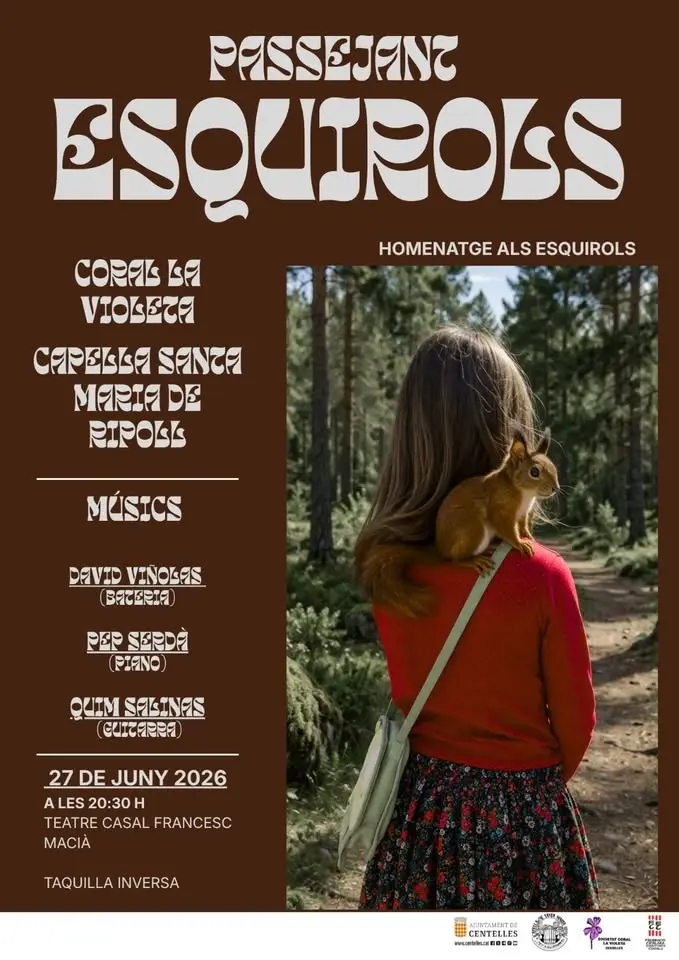  HOMENATGE ALS ESQUIROLS – PASSEJANT