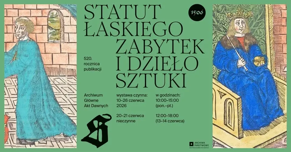 "Statut Łaskiego – zabytek i dzieło sztuki" - wystawa w 520. rocznicę publikacji dzieła