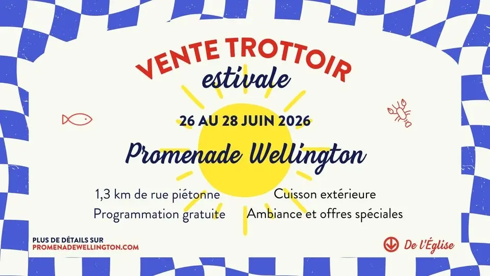 Vente trottoir estivale