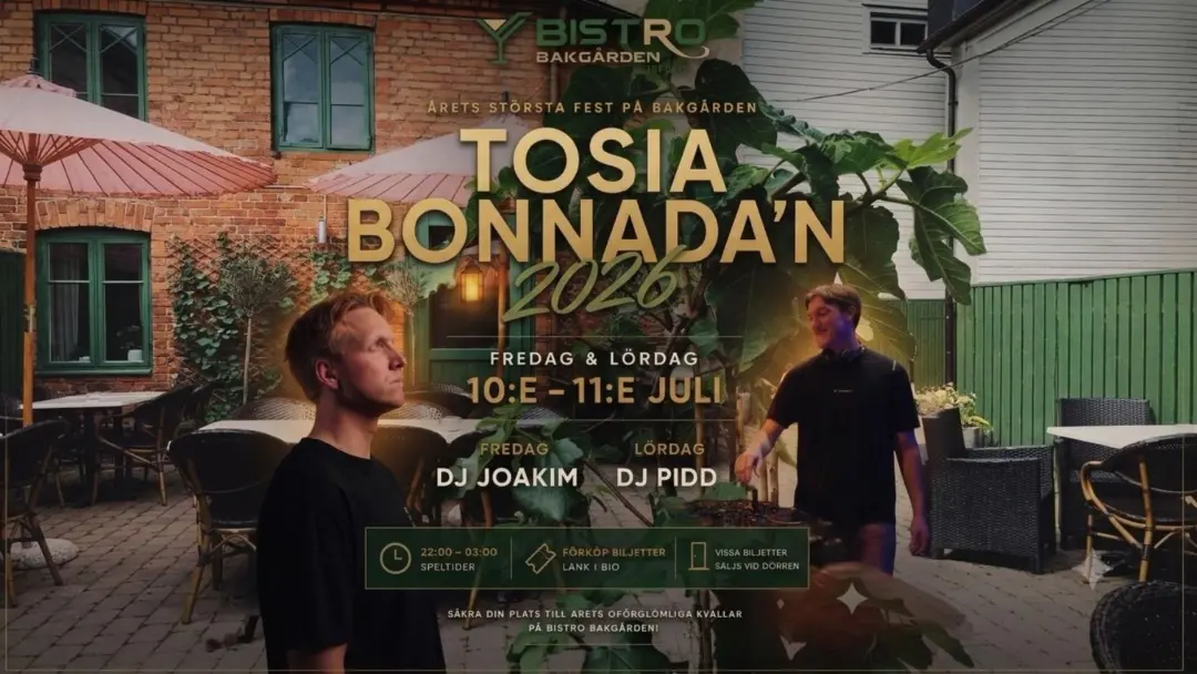Tosia Bonnada'n 2026, Bistro Bakgården
