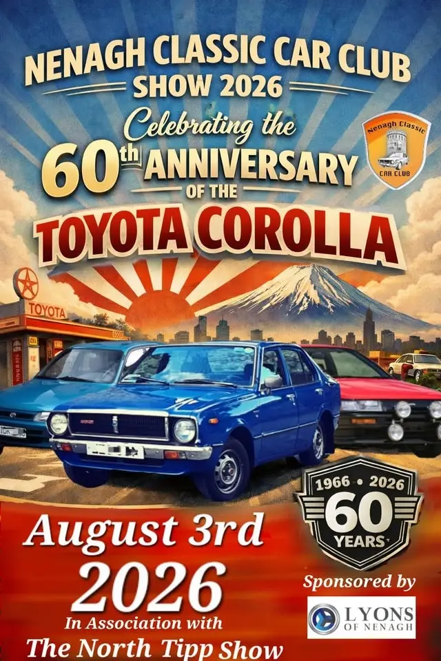 Nenagh Classic Car Club Show 2026