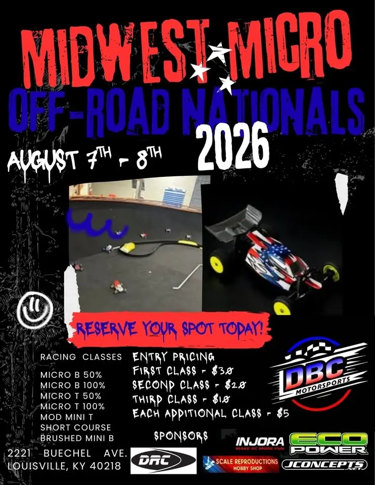 Midwest Micro Carpet Off-road Nationals. 