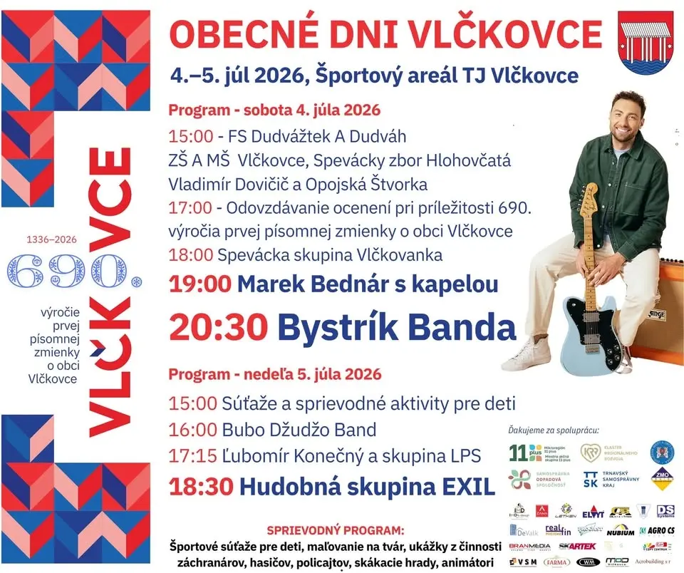 Obecné dni Vlčkovce 2026