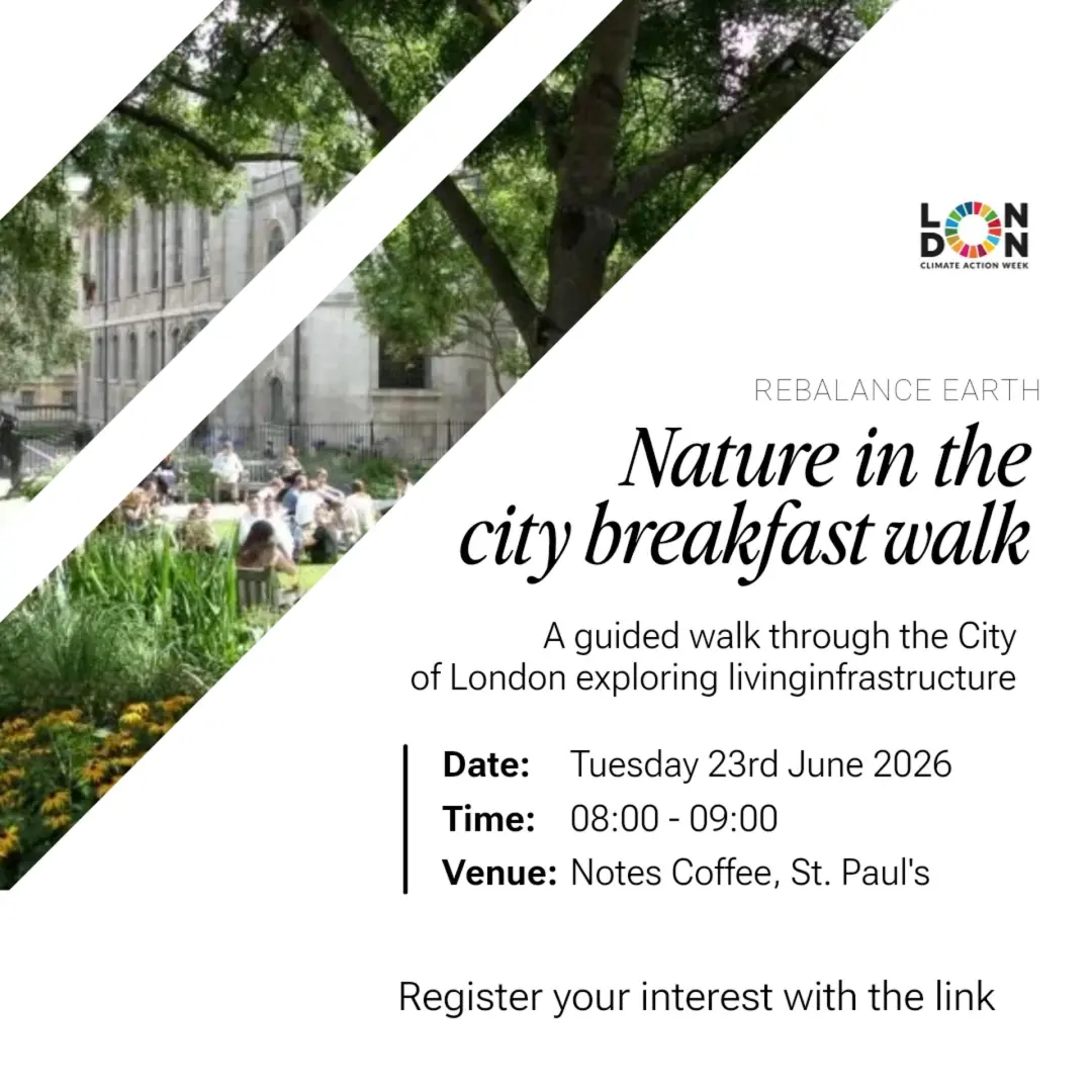 Nature in the city breakfast walk