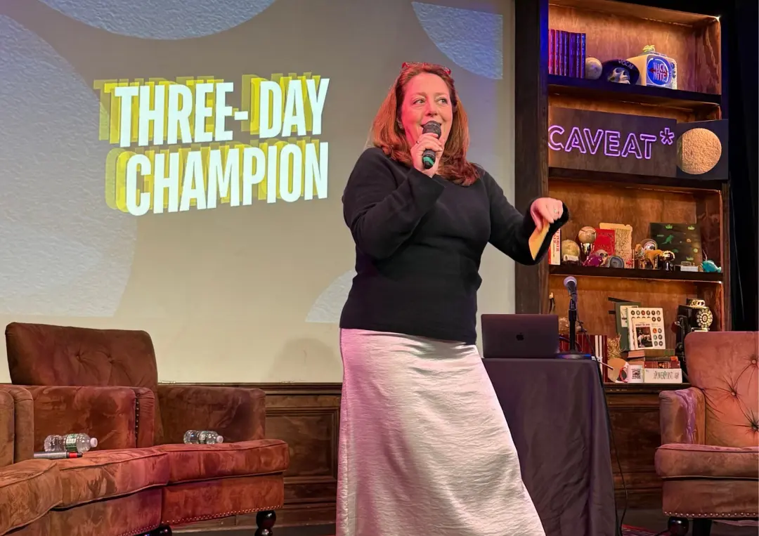 THREE-DAY CHAMPION LIVE featuring Chloe Radcliffe, Brian Furey and Ophira Eisenberg