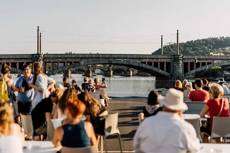 CAMP Tour: Sailing under Prague bridges