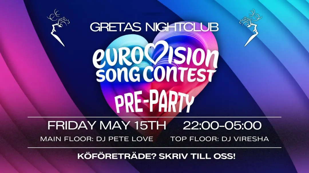 💖✨ EUROVISION PRE-PARTY på Gretas ✨ 💖