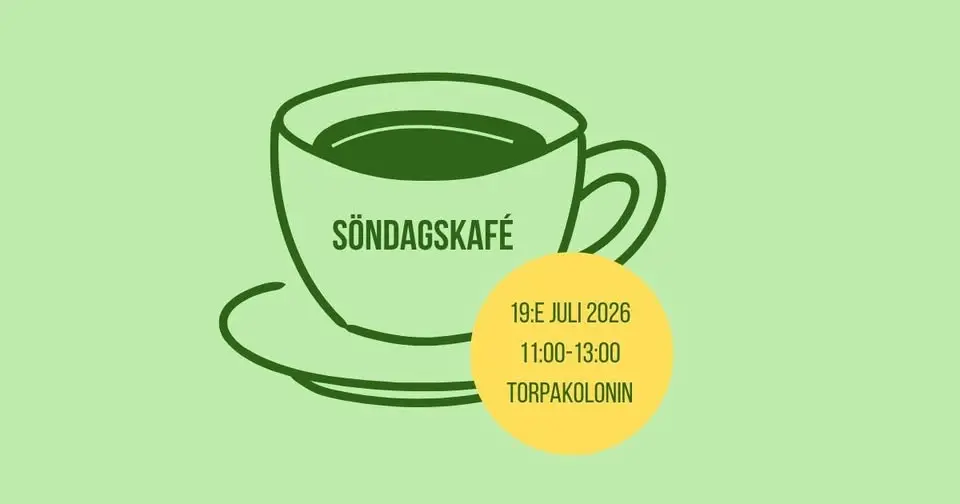 Söndagskafé Torpakolonin 