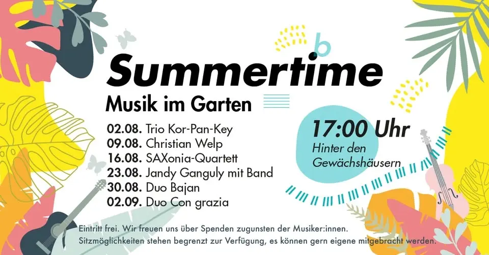 SUMMERTIME - MUSIK IM GARTEN