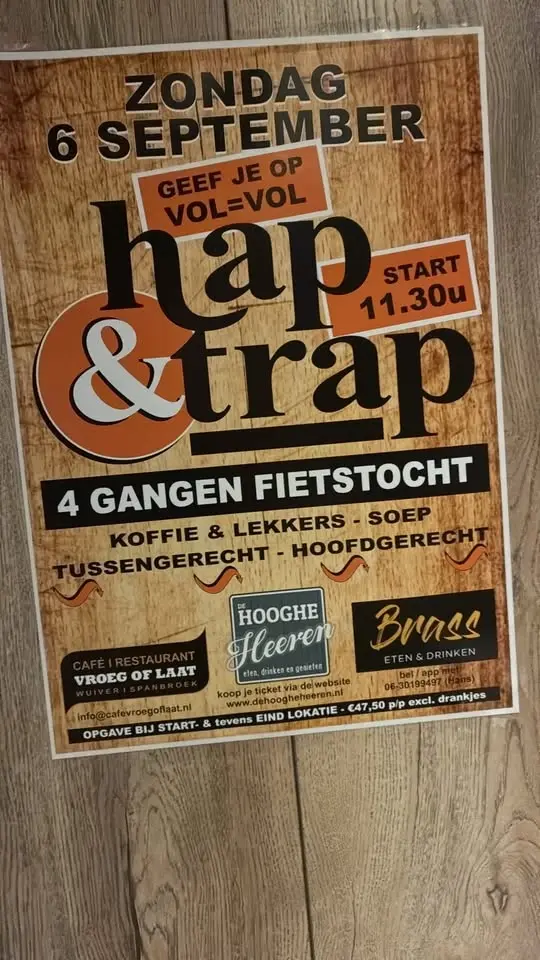 Hap & Trap 4 gangen fietstocht