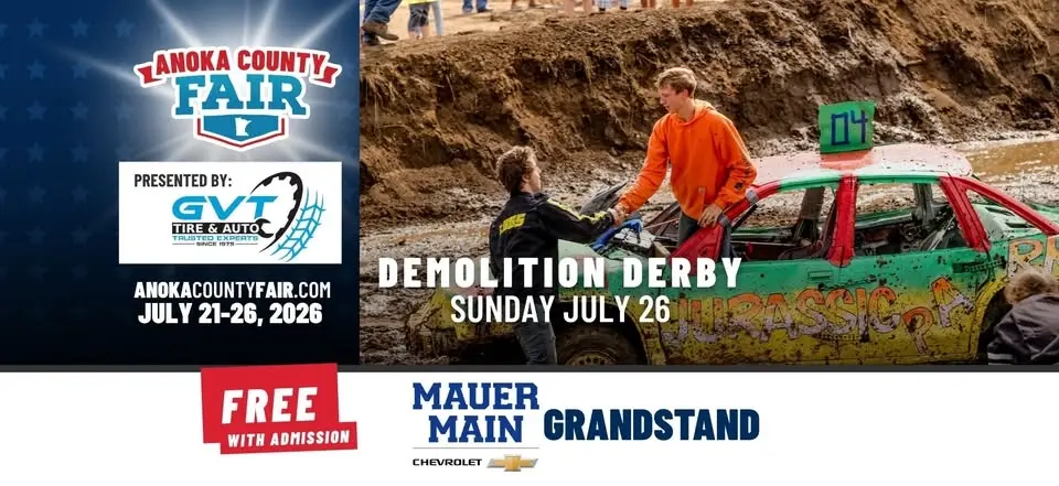 The Demolition Derby - Anoka County Fair