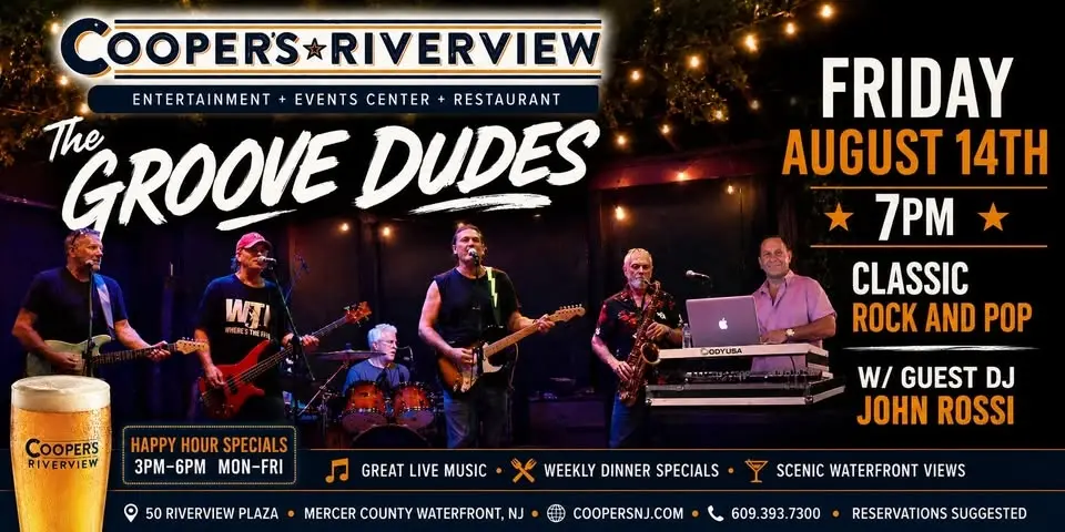The Groove Dudes at Cooper's Riverview! w DJ John Rossi!