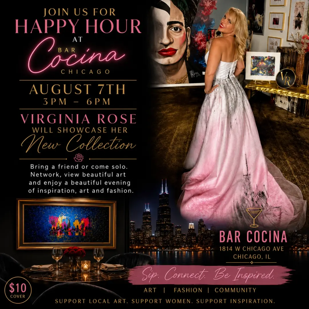 Art & Happy Hour with Virginia Rose
