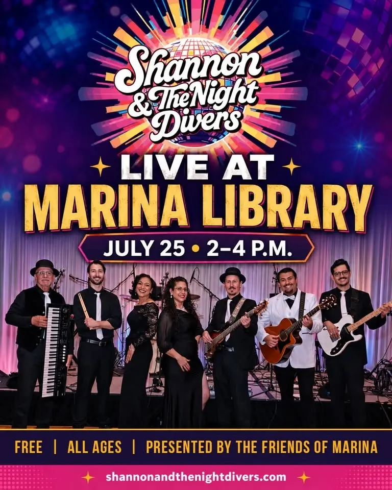 Shannon and the Night Divers Concert at Marina Library
